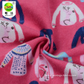 Wholesale colorful organic cotton printed flannel fabric for children